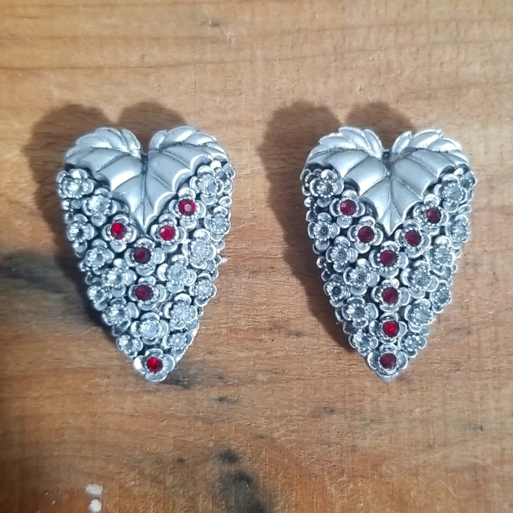 Vintage Strawberry Shoe Clips